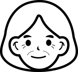 Family Portraits with Happy Expressions – Flat Vector Set