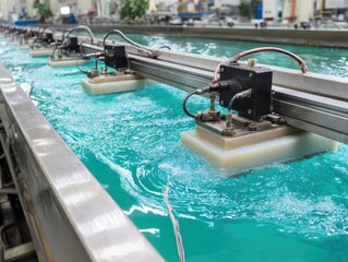 Electrochemical Bath Processing Line Innovative Industrial Electroplating Process for Metal Finishing Precision Metal Surface