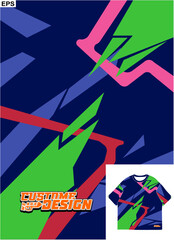 Abstract background for sports jersey pattern