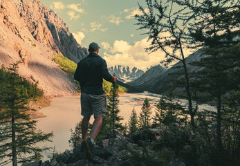man on the mountain