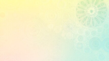 Pastel Circles Abstract Background. (2)