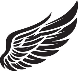 Angel wings icon vector