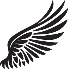 Angel wings icon vector