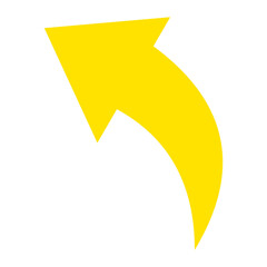 transparent png image of yellow arrow icon
