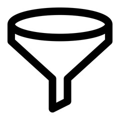 Outline Icon of filter