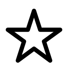 Outline Icon of star