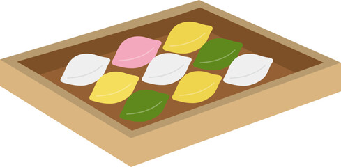 추석 송편 일러스트