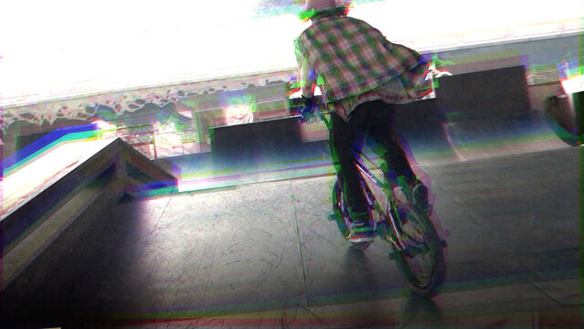 RGB Shift Drop In Media Replace Transition