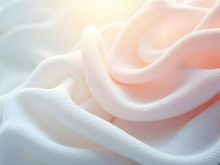 Elegant soft mesh fabric texture with gentle light and subtle edge detail, ideal for adding a touch of sophistication and visual interest to designs and projects