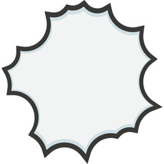 Explosion Comic Shape