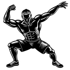 Fototapeta premium man exercising