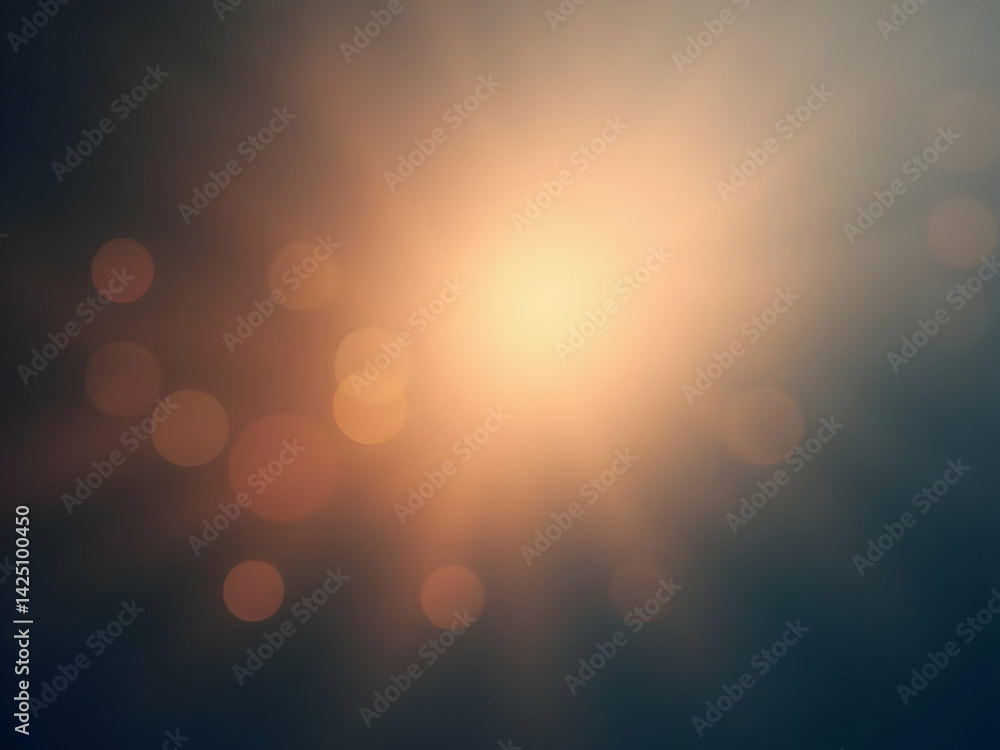 Poster ethereal bokeh lights overlay, a soft and blurred artistic effect featuring circular bokeh with a sm