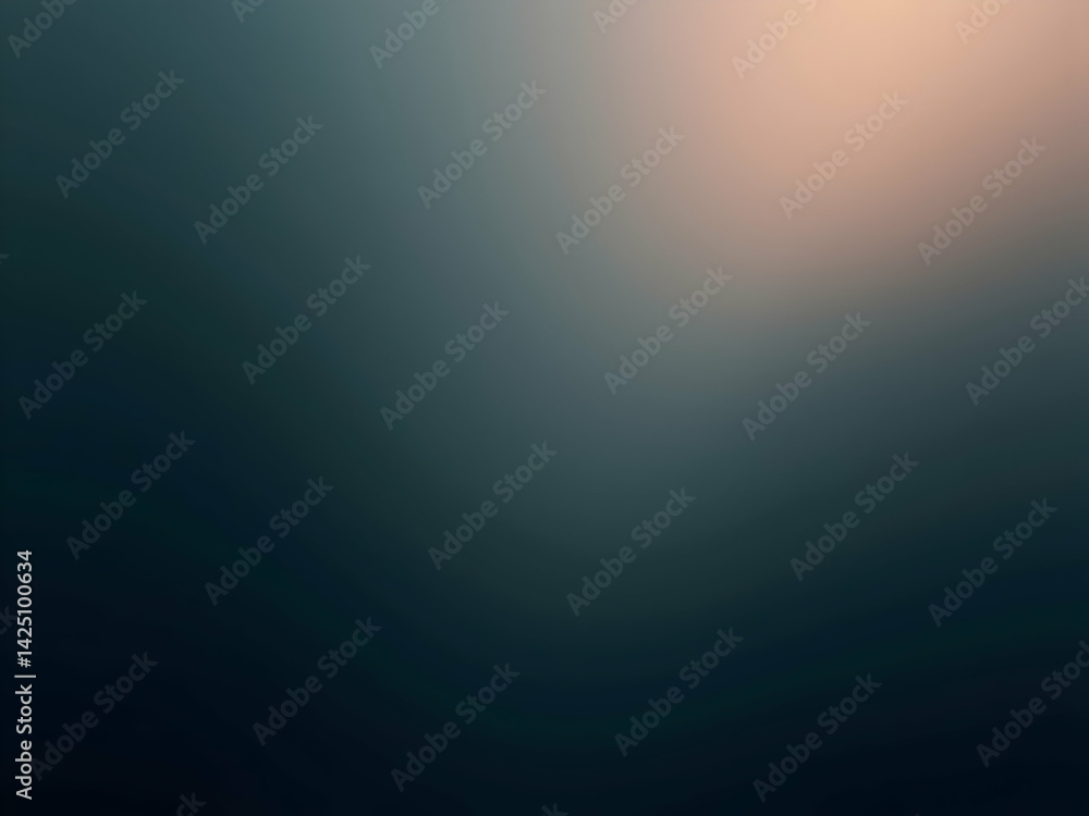 Poster ethereal depths, a macro perspective of soft gradients and hazy illumination, offering a tranquil vi