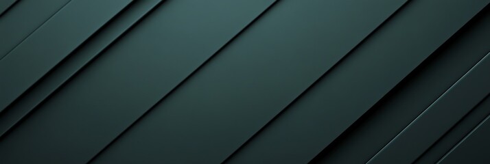 Dark Teal Abstract Lines Background with Shadow and Modern Design