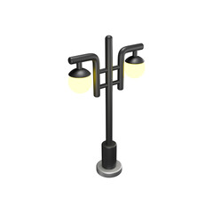 Side View Street Lamp