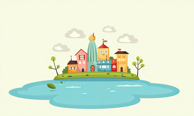 Naklejka premium - Whimsical illustrations