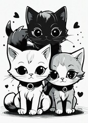 cats illustration
