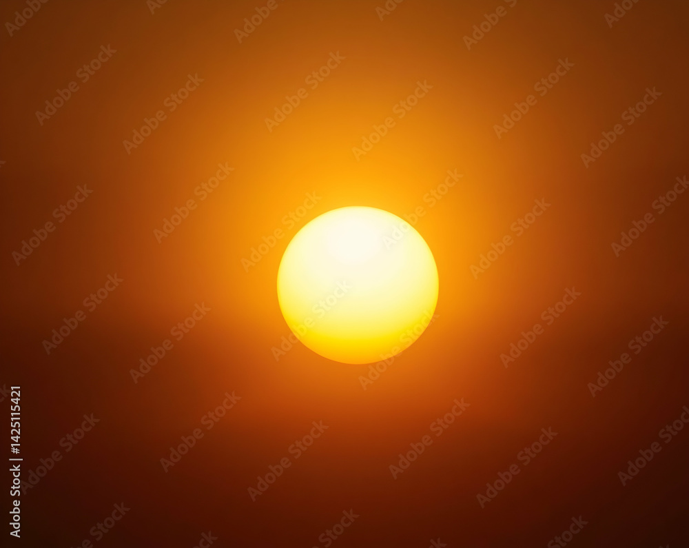 Poster intense macro photograph capturing a vibrant solar flare with subtle, fluid color transitions creati