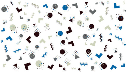 White background with geometric shapes suitable for modern web design, banners, business presentations, and social media graphics.