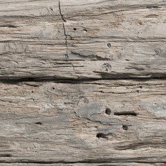 Fototapeta premium Close-up of natural wood texture with visible grain, warm brown tones, slight imperfections, aged look, and matte finish, ideal for interior design visuals.