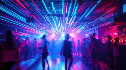 Neon Nights: Dance Club Energy
