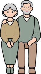 Happy Senior Couple Posing for Photo – Life Together Concept