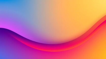 Fototapeta premium A vector graphic design of a smooth gradient transition, utilizing a bold color scheme and a clean, modern aesthetic, emphasizing seamless color blending and high-resolution details