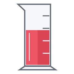 Illustration of Science Lab Equipment. Vector Cartoon Element.