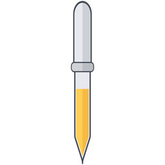 Illustration of Science Lab Equipment. Vector Cartoon Element.