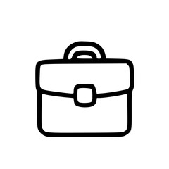 Outline Handdrawn Briefcase Icon