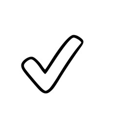 Outline Handdrawn Checkmark Icon