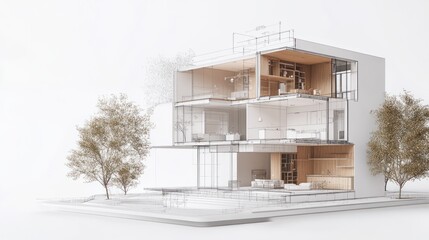 Modern House Architectural Design Interior View