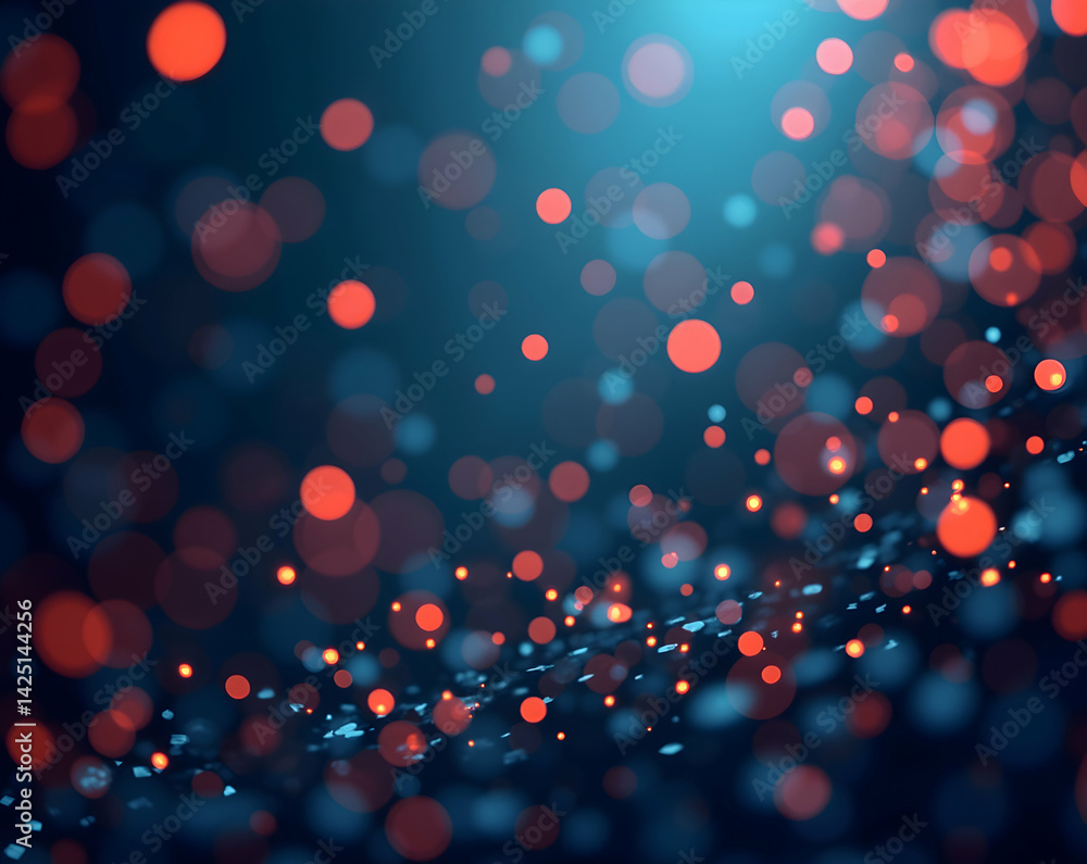 Aufkleber vibrant digital confetti creating an atmosphere of celebration and modernity with a captivating abst