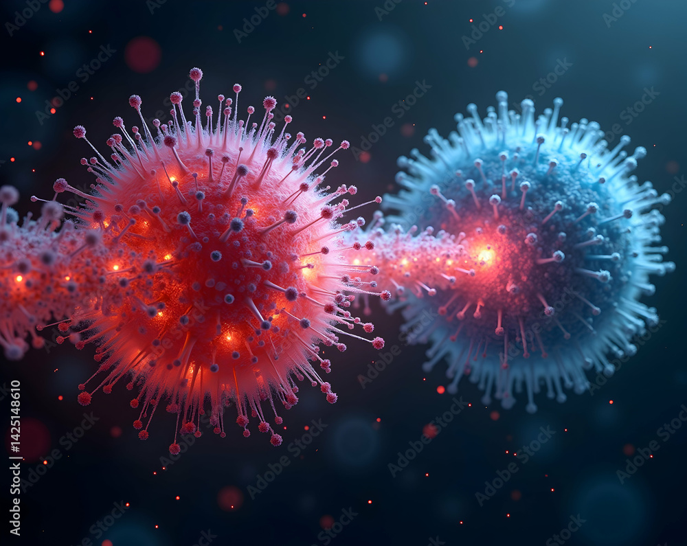Poster visualizing matter and antimatter interaction a vibrant conceptual representation of particle physic