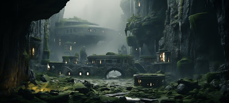 Mini world of olimpus, ai generative