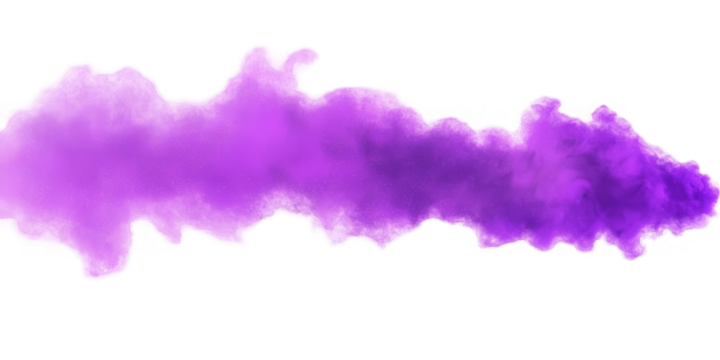 Purple Smoke Illustration Abstract Isolated on Transparent Background