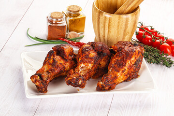 Indian tandoori turkey shoulder wing