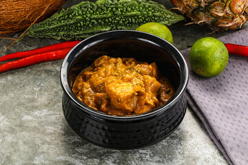 Indian cuisne - Chicken massala with sauce