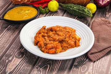 Indian cuisine - Prawns malabar masala