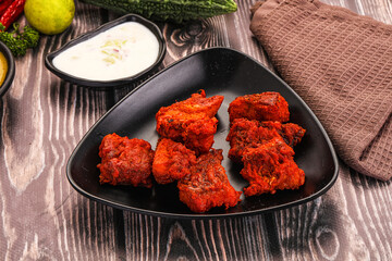 Indian cuisine - hot Fish Tikka