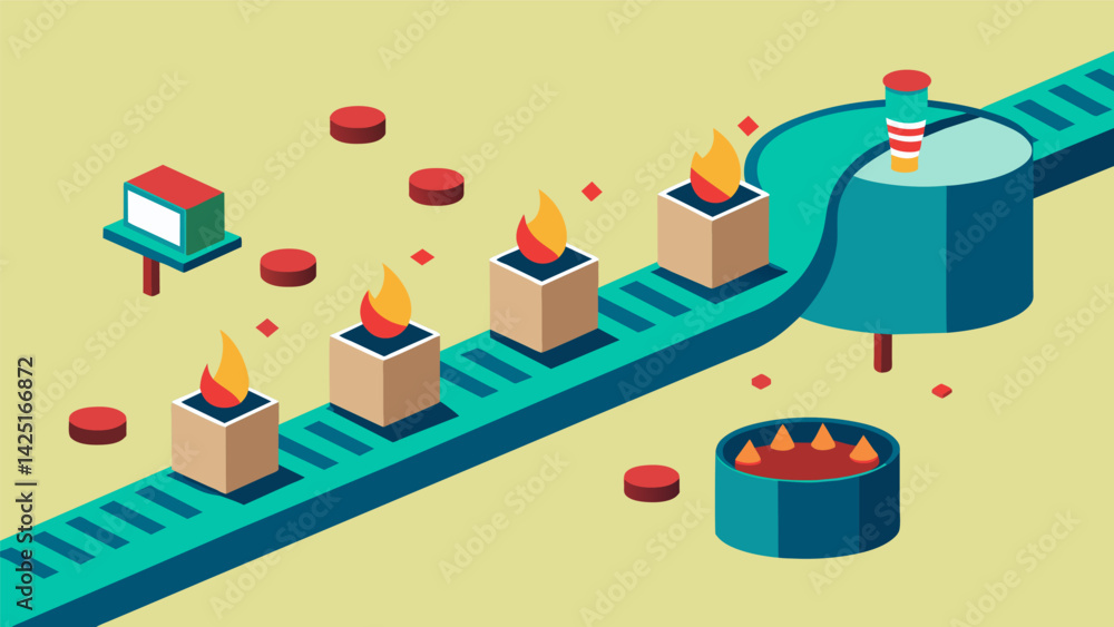 Poster a neverending loop of exaggeration as the conveyor belt takes small issues and blows them out of pro