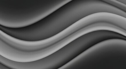 Abstract Flowing Fabric Texture in Gray Shades