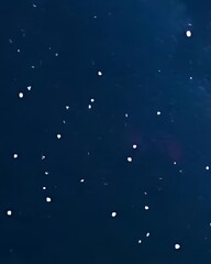 Dark Blue Background with Glowing Particles