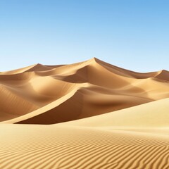 Desert Dunes Under a Clear Sky