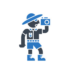 Explorer Taking a Photo Icon
