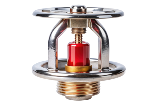 Metal fire sprinkler for building safety system