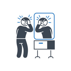 Self Reflection Mirror Icon