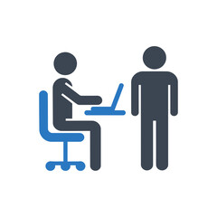 Office Meeting Collaboration Icon