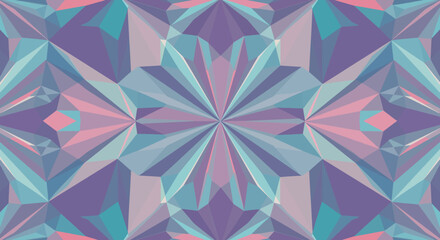 A kaleidoscopic floral burst in pastel hues