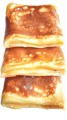 Stacked Golden Brown Pancakes Isolated On Transparent Background Photo